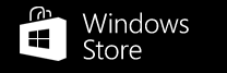 Windowsstore badge black en med 67x208